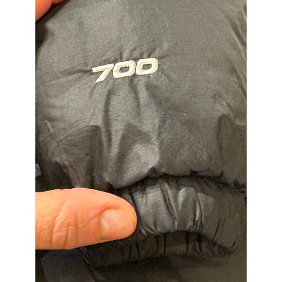 North Face 1996 Retro Nuptse Kids boy girl S 6 7 Black 700 Down Puffer jacket - Picture 5 of 13